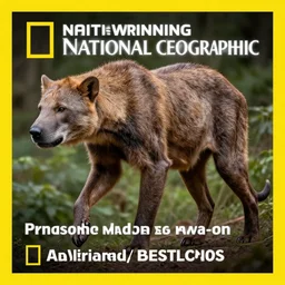 an award - winning national geographic photograph of a smilodon