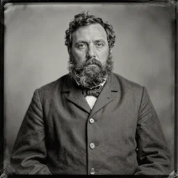 daguerreotype tintype of big chungus, 1 8 9 9