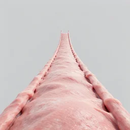 endless bridge made of flesh