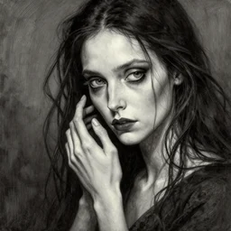 grunge drawing of you make my cold heart warm with a touch by - Zdzisław Beksiński , corpse bride style, detailed, elegant, intricate