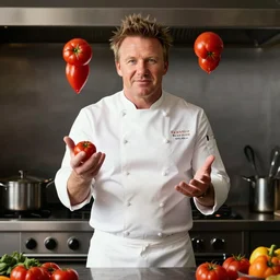 gordon ramsey juggling tomatos