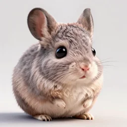 very cute kawaii disney pixar chinchilla, detailed fur, concept artwork, 3 d render official art, zootopia, chinchilla animal, adorable design