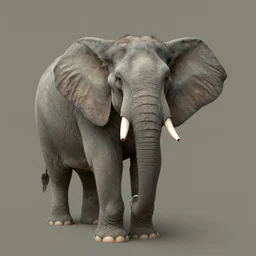 ( ( ( ( ( elephant portrait. muted colors. ) ) ) ) ) by jean - baptiste monge!!!!!!!!!!!!!!!!!!!!!!!!!!!!!!