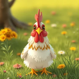 happy chicken
