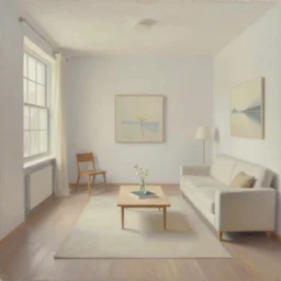 a y 2 k room, oil painting, pale colors, high detail, 8 k, wide angle, trending on artstation,