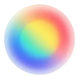 colorful grainy gradient geometric circles