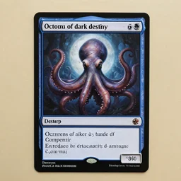 octopus of dark destiny, a magic : the gathering card