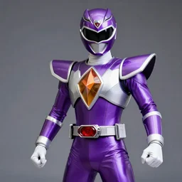 purple power ranger, 8 k, hdr, smooth, sharp focus, high resolution, award - winning photo