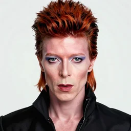 a color photograph of david bowie, by catherine opie, intense, bold, exaggerated, overblown, hyperrealistic, ultra sharp, extra details, ultra high quality, trending on pinteresst