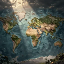 fantasy world map