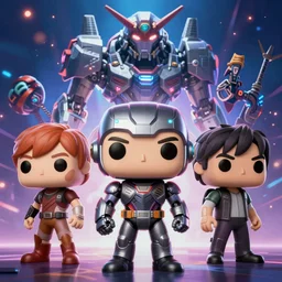 an armored core v pop figurine atlas striker otache jeager kaiju wallpaper 3 d pixar disney digital cgi rtx hdr painting bioluminance alena aenami artworks in 4 kby jesper ejsing, feng zhu and loish beeple, by thomas kinkade 2 2 2 2