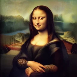 realistic portrait of mona lisa,