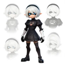 portrait splatoon nintendo one character full body precis no blur, concept art, character sheet, nier automata, gaston bussiere, tsutomu nihei, yoji shinkawa, yoshitaka amano, greg rutkowski, cyberpunk, trending on artstation, featured on pixiv, hyper detail, cinematic composition, 8 k