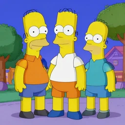 Epic Movie Poster Of The Simpsons, 4K, Cinematic, Detailed