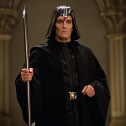 cinematic still of emperor palpatine in disney's the emperor's new groove ( 2 0 0 0 )