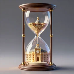 palace in an hourglass, clock tower pillars, by peter mohrbacher dan mumford craig mullins nekro, cgsociety, pixiv, volumetric light, 3 d render