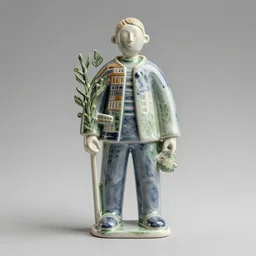 netherland painted ceramic sculpture, pictoplasma, zbrush