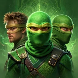 symmetry!! lineage portrait of a green ninja, serene, intricate, highly detailed, dynamic lighting, digital art, digital painting, artstation, terence nielsen, sharp focus, illustration, art by artgerm and greg rutkowski and moebius, 8 k