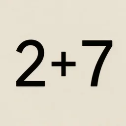 2 + 7 & 9 ^ 2