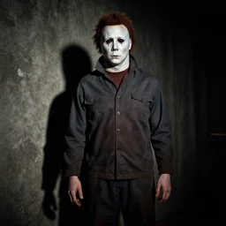 creepy photo of michael myers by Hans Bellmer, trending on arstation, creepypasta