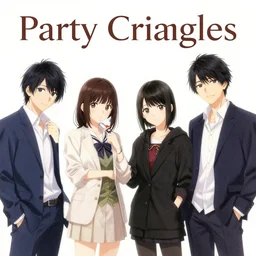 album cover art for party triangles by akihiko yoshida