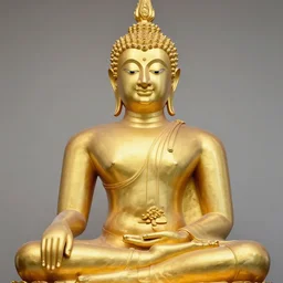 jack black as a golden buddha statue
