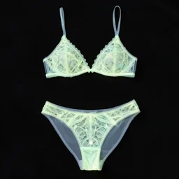 subdermal bikini made of glowing translucent ornate by VeraWang