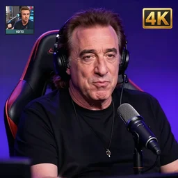 danny devito as a twitch streamer, stream capture, microphone, screenshot, gaming livestream, source : twitch. tv, 4 k