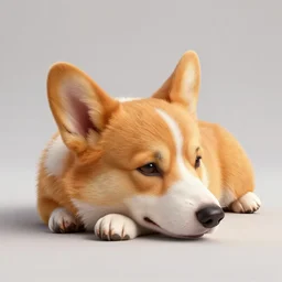an orange corgi being lazy, fantasy, intricate, elegant, hyper detailed, ultra definition, photoreal, artstation, unreal engine rendered, concept art, smooth, sharp focus, illustration, art by artgerm and greg rutkowski and alphonse mucha and garis edelweiss