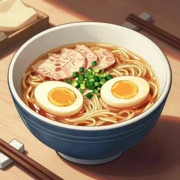 innate detail, Bowl of ramen in the style of a comic book