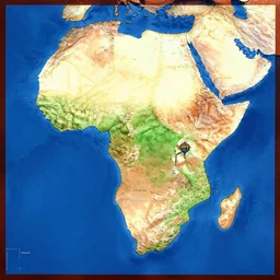 the african continent in 500 years