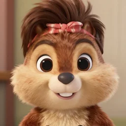 david schwimmer as a chipmunk in the movie alvin and the chipmunks, high definition, detailed face