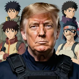 donald trump wearing tactical gear, very anime, fine - face, donald trump, realistic shaded perfect face, fine details. anime. realistic shaded lighting poster by ilya kuvshinov katsuhiro otomo naruto, anime, studio ghibli, magali villeneuve, artgerm, jeremy lipkin and michael garmash and rob rey