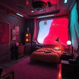 photo environement post futurist bedroom : 4, 4 k rtx hdr volume light concept studio matte painting environement digital illustration style art that looks like it is from borderlands and by feng zhu and loish and laurie greasley, victo ngai, andreas rocha, john harris by jesper ejsing, by rhads, makoto shinkai and lois van baarle