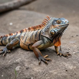 mojave melanistic iguana real hd nature photography