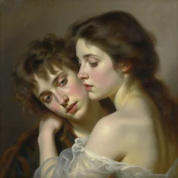 breathtaking detailed soft painting of your head turns away, the new love, your head turns back, the novel love, rembrandt style, elegant, highly detailed, artstation, concept art, matte, sharp focus, art by luis royo and seb mckinnon, and greg rutkowski