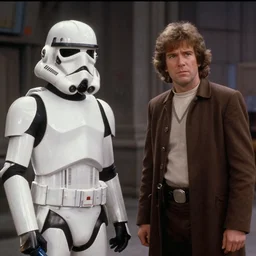 film still, star wars ( 1 9 7 7 ) as a 8 0 s sitcom