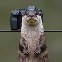 a otter, canon eos r 3, f / 1. 4, iso 2 0 0, 1 / 1 6 0 s, 8 k, raw, unedited, symmetrical balance, in - frame