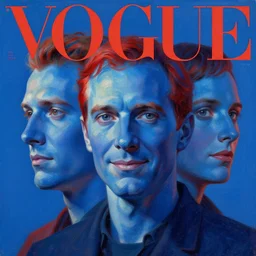 3 d, sci - fi, morning, stanley kubrick smiling fashion model face, blue faces, sun, cinematic, vogue cover style, poster art, light red and deep blue mood, realistic painting, intricate oil painting, high detail, figurative art, multiple exposure, poster art, 3 d, by tooth wu and wlop and beeple and greg rutkowski