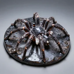 stunning etherspiders sculpt tabletop crystal molten sublime