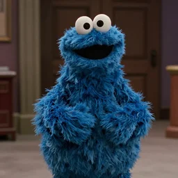 Film still of Cookie Monster in the Matrix (1999)