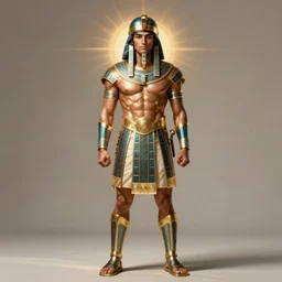 jason momoa as sumerian warrior, front view, symetrical, full body, neutral background, intricate, sharp focus, illustration, aleksi briclot, rossbach, anna dittmann, rutkowski, mucha