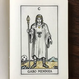 a sketch drawing, tarot divination by gabo mendoza, trending on artstation