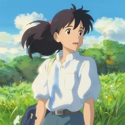 a painting in the style of makoto shinkai.