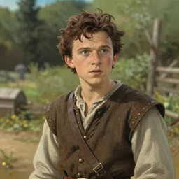cute tom holland medieval peasant, natural lighting, path traced, highly detailed, high quality, digital painting, by don bluth and ross tran and studio ghibli and alphonse mucha, artgerm