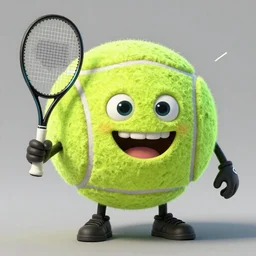 a Eminem tennis ball monster, tennis ball, chalk, digital art, fantasy, magic, trending on artstation, ultra detailed, professional illustration by Basil Gogos