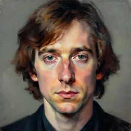 painterly portrait, steven hawkins, impasto, fantasy, chuck close:7, carl spitzweg:7, cinematic light, full face, symmetrical face