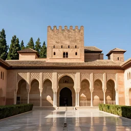 ancient alhambra, realistic detailed digital art by maxwell boas jessica rossier christian dimitrov anton fadeev trending on artstation cgsociety rendered in unreal engine 4 k hq
