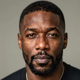 idris elba by kehinde wiley and rembrandt. photorealistic facial features, portrait, detailed face, ultra high details, one face.