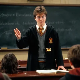 a film still of professor vladmir lennin teaching in a class in color in harry potter